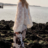 Baggy cowprint pant