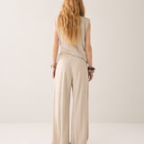 Trousers linnenlook