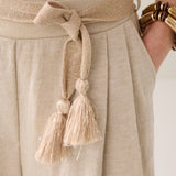 Trousers linnenlook