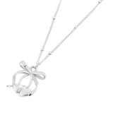 Cherry bow necklace