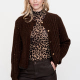 Cardigan lurex & sequinces