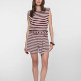 short met streepdessin