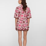 short met tile print