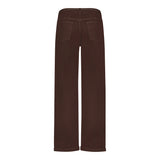 Cropped straight fit jeans