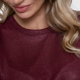 T-shirt met foil print