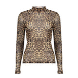 Top mesh leopard