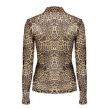 Top mesh leopard