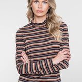 T-shirt stripe & lurex