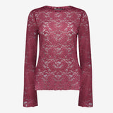 Top lace wide sleeves