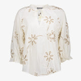 Top embroidered