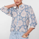 blouse bloemenprint