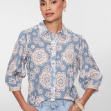 blouse bloemenprint