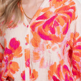 blouse mousseline bloemenprint