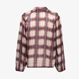 Blouse check lurex