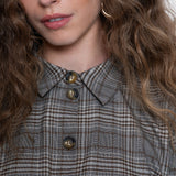 Blouse met ruit