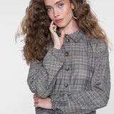 Blouse met ruit