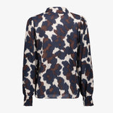 Blouse sand/blue