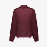 Blouse with fringes