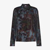 Blouse flower blue