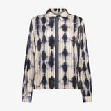 Blouse met abstract dessin