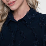 Blouse blue sparkle