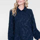 Blouse blue sparkle