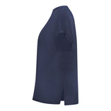 Dames top met satijnlook