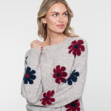 Pullover met bloemdessin