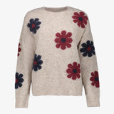 Pullover met bloemdessin