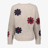Pullover met bloemdessin