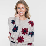 Pullover met bloemdessin