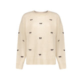 Pullover embro bowtie
