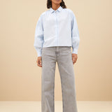 23512037 Sarah short chambray blouse