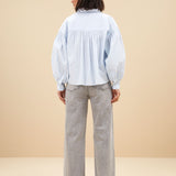 23512037 Sarah short chambray blouse