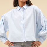23512037 Sarah short chambray blouse