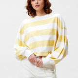 Oversized striped long sleeve