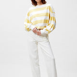 Oversized striped long sleeve