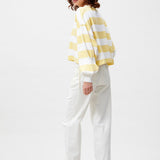 Oversized striped long sleeve