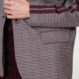Blazer met ruitdessin