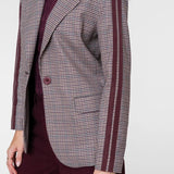 Blazer met ruitdessin