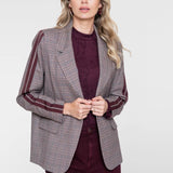 Blazer met ruitdessin