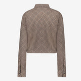 Jacket met ruitdessin