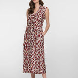 Jurk met ikat print