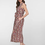 Jurk met ikat print