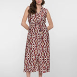 Jurk met ikat print