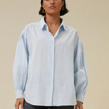 Sarah chambray blouse