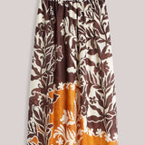 Skirt border print