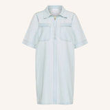 philipe bleached denim dress