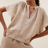 vina linen blouse