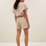 june linen shorts